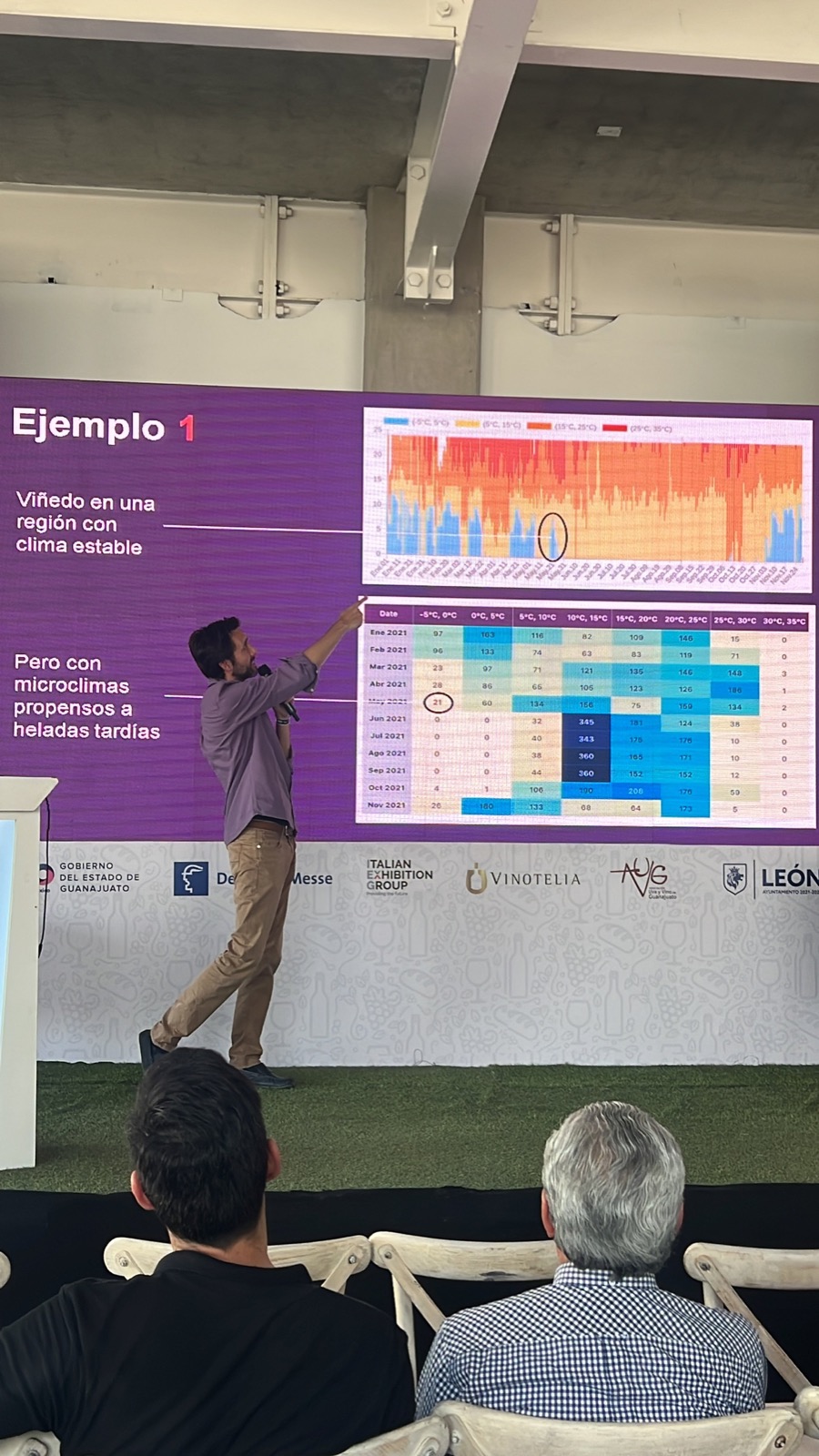 A talk during the 2nd Guanajuato Wine Congress